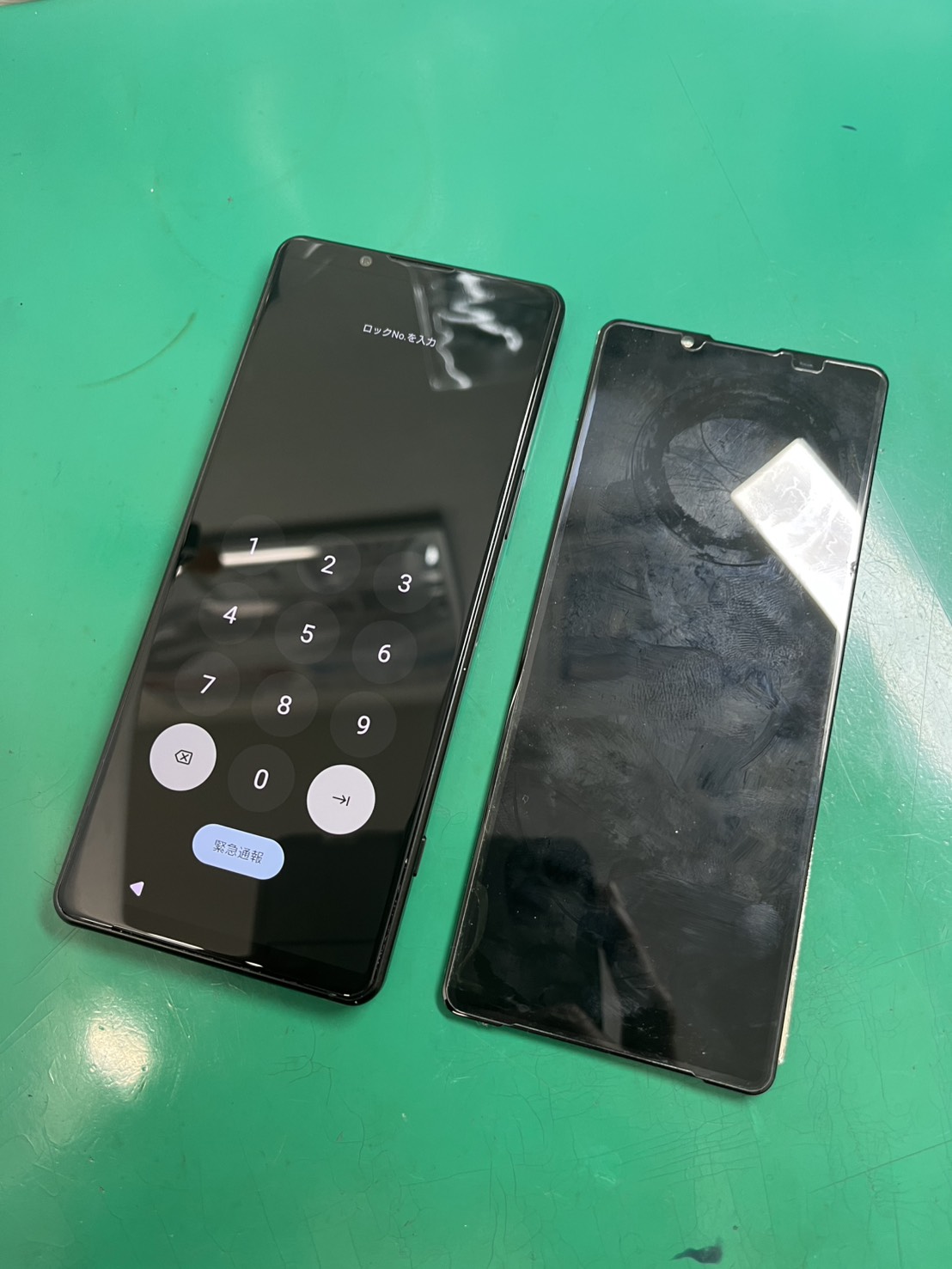 Xperia5Ⅳ(エクスペリア)表示不良につき画面交換【スマホ修理工房大井町店)】