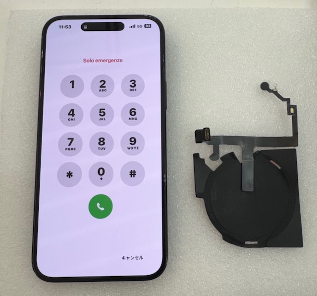 🔧📱iPhone15plus(アイフォン15プラス)NFCアンテナ交換📱🔧