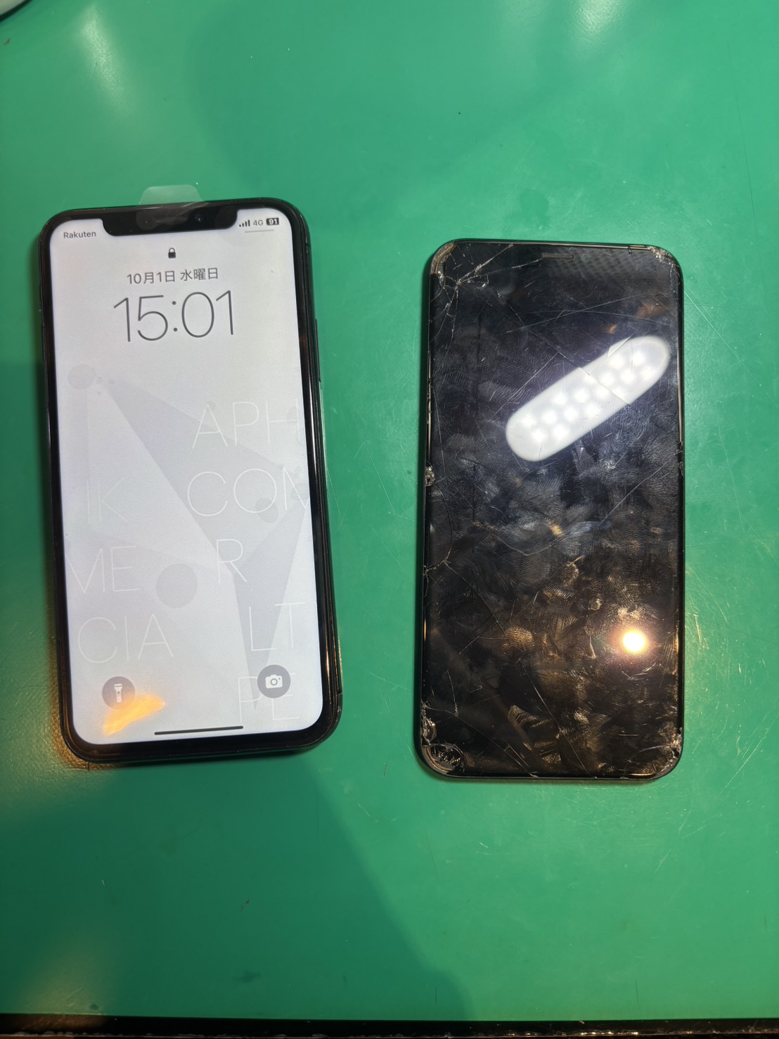 iPhoneXSの画面タッチ不良を修理しました!【スマホ修理工房 調布パルコ店】