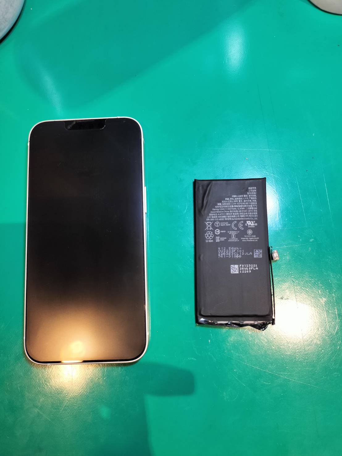 iPhone13のバッテリー交換を承りました🙆♀️【スマホ修理工房 調布パルコ店】