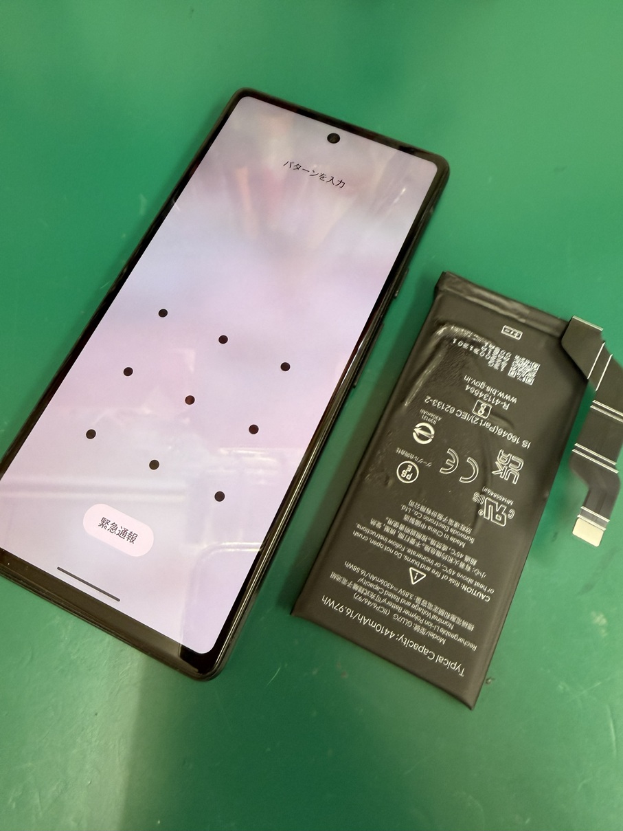 GooglePixelバッテリー交換【スマホ修理工房熊谷店】