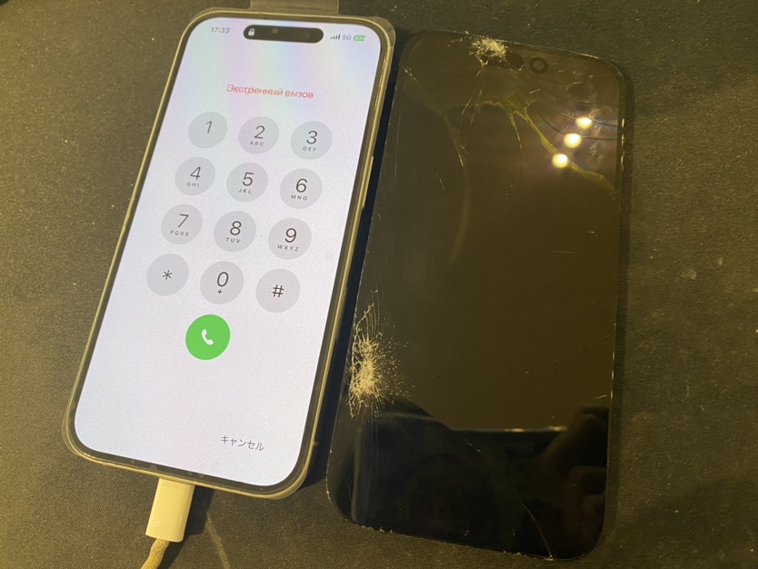 iPhone 16の画面交換も即日ご対応可能です！