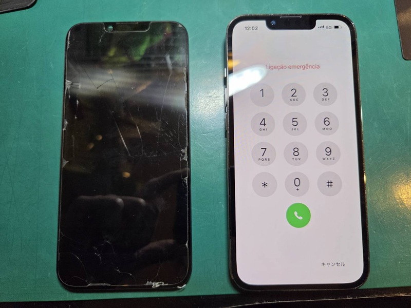 iPhone13Proの画面表示不良を修理しました！【スマホ修理工房 調布パルコ店】