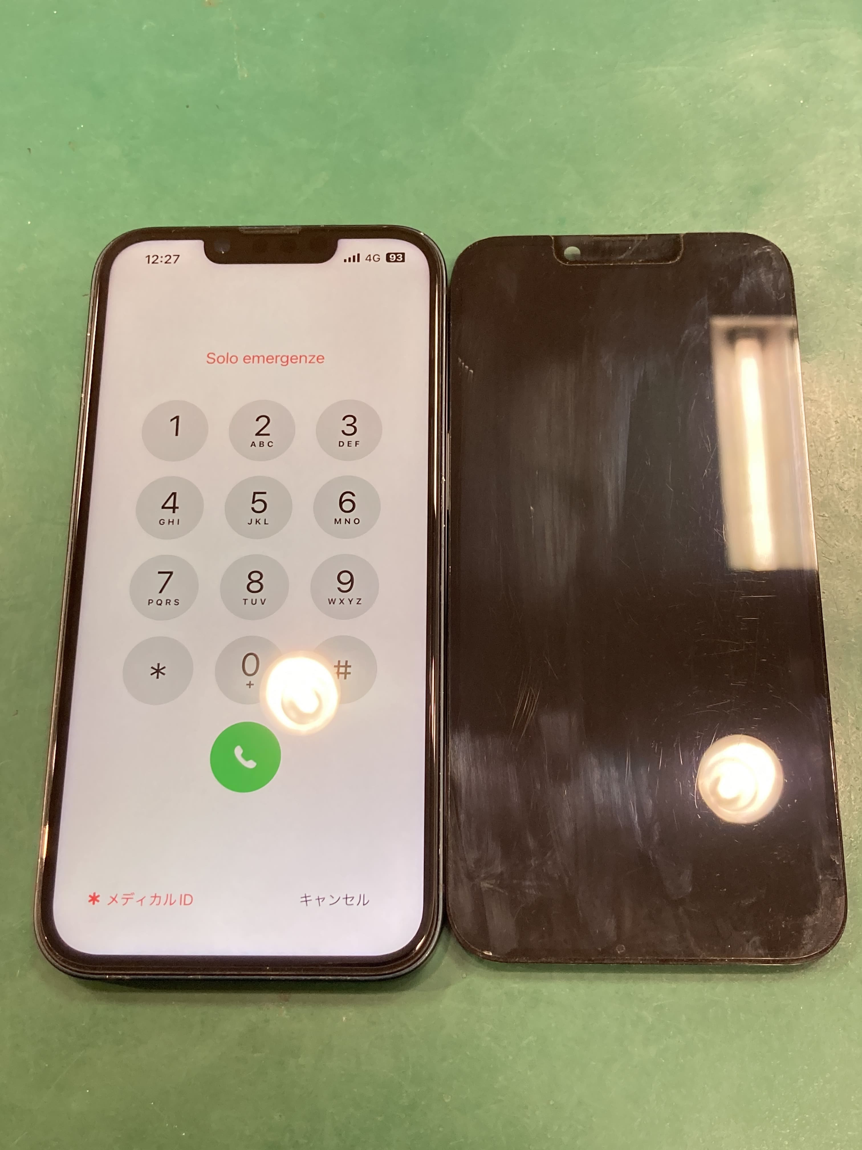 iPhone14 朝起きたら画面のタッチが効かなくなってた😓
