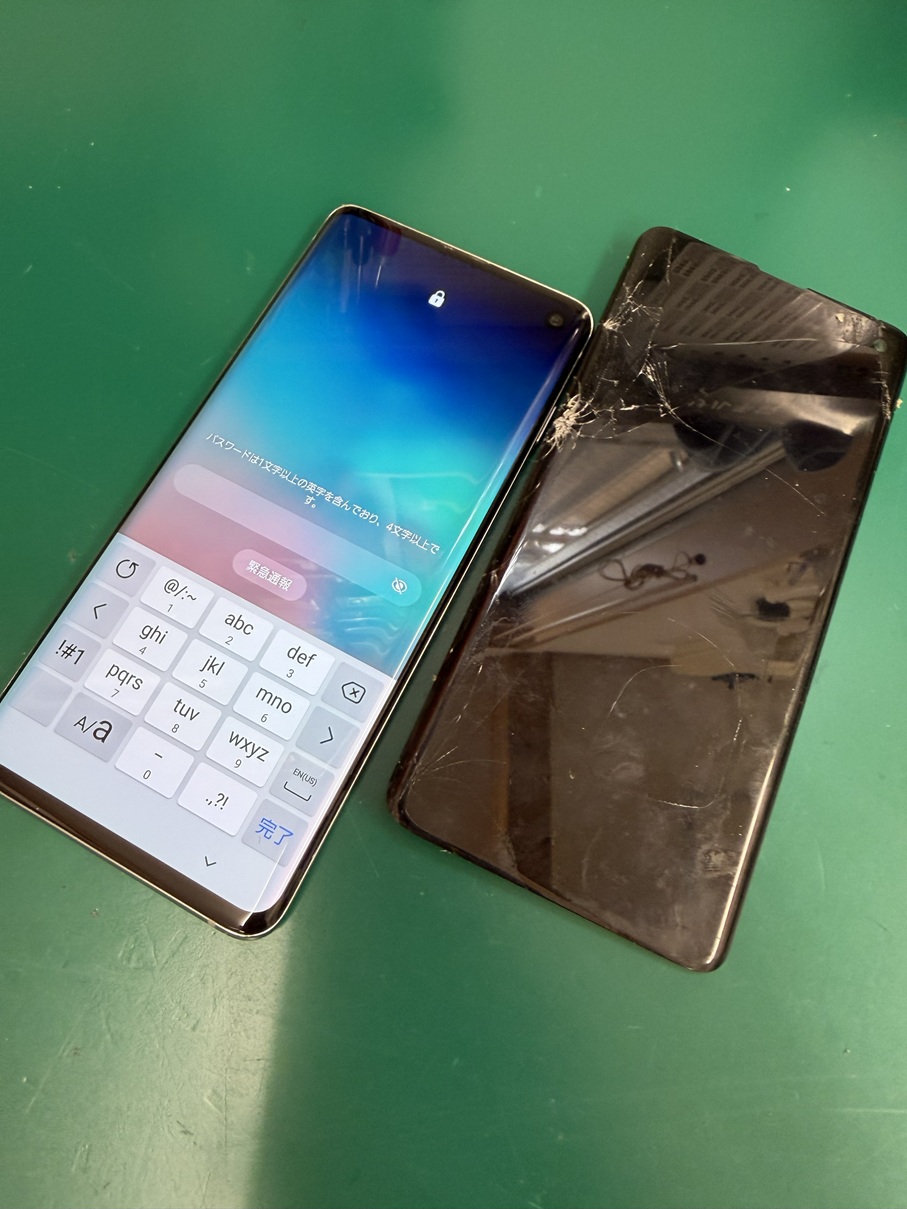 ギャラクシーの画面の修理は当店にお任せください【スマホ修理工房熊谷店】