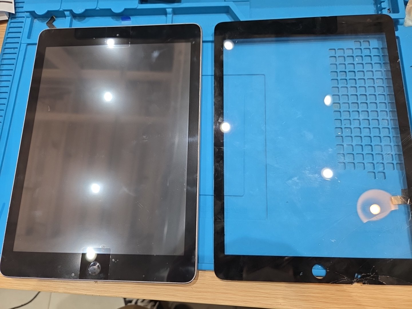 画面が割れてしまった！？ipad6(アイパット6) のガラス交換なら「スマホ修理工房　池袋P'パルコ本店」へお越しください！