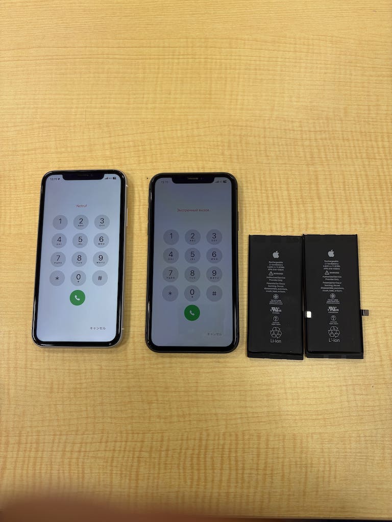 iPhone11 ご夫婦でお持ち込み!2台とも減りが早い!?