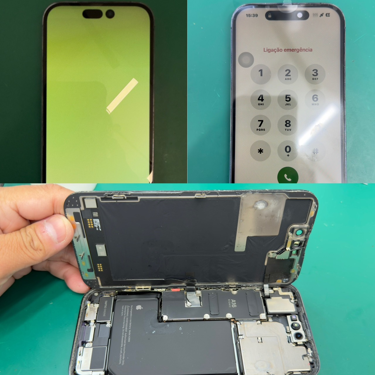 iPhone 14Pro(アイフォン フォーティーンプロ)  水没洗浄・画面交換【登戸・向ケ丘遊園店】