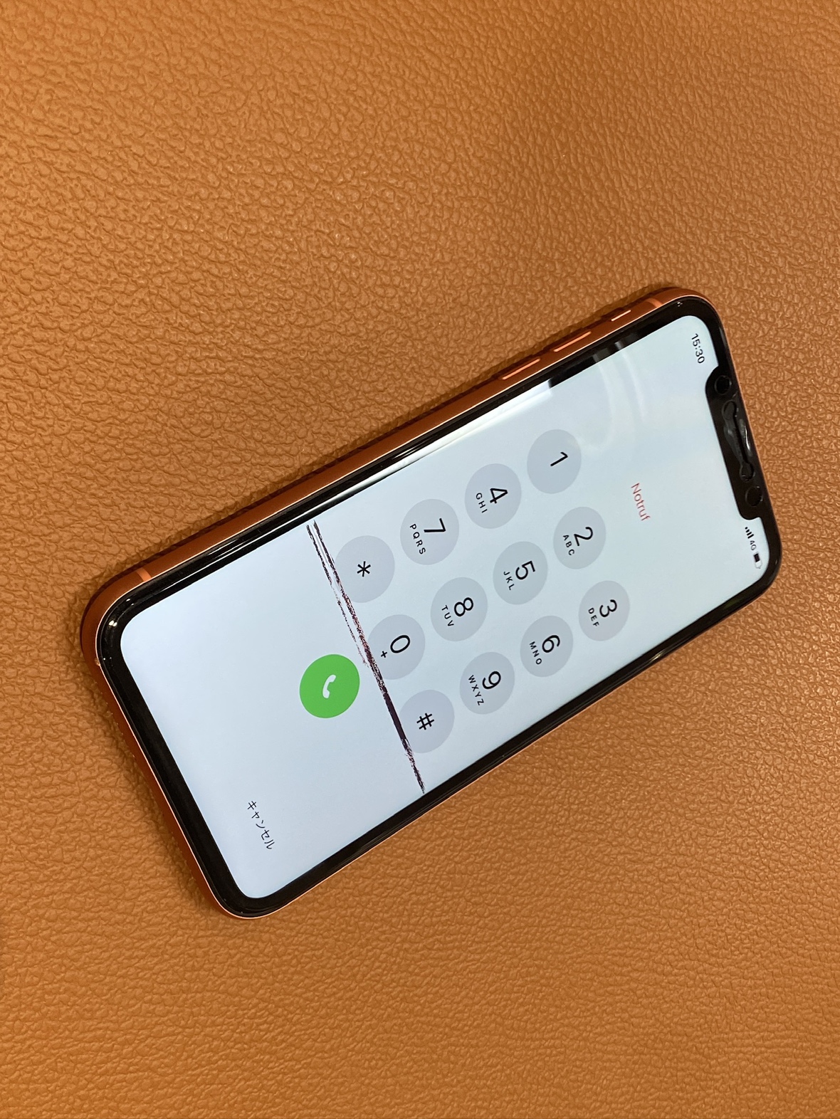 落としたら液晶不良が起こってしまったiPhoneXRの修理を承りました！