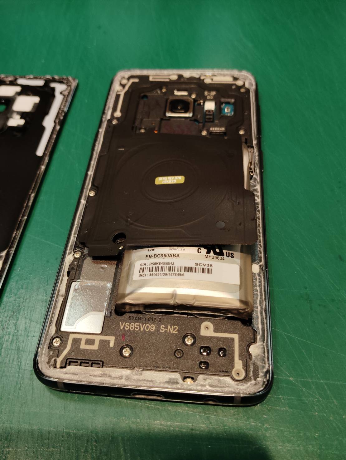 Galaxy S9　ギャラクシーのバッテリー交換を即日で承りました！　スマホ修理工房浦和パルコ店
