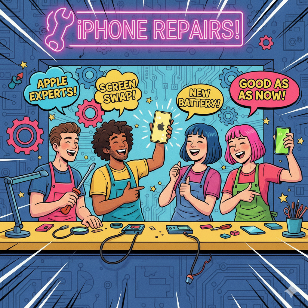 iPhoneの画面割れ・液晶修理は当店にお任せください