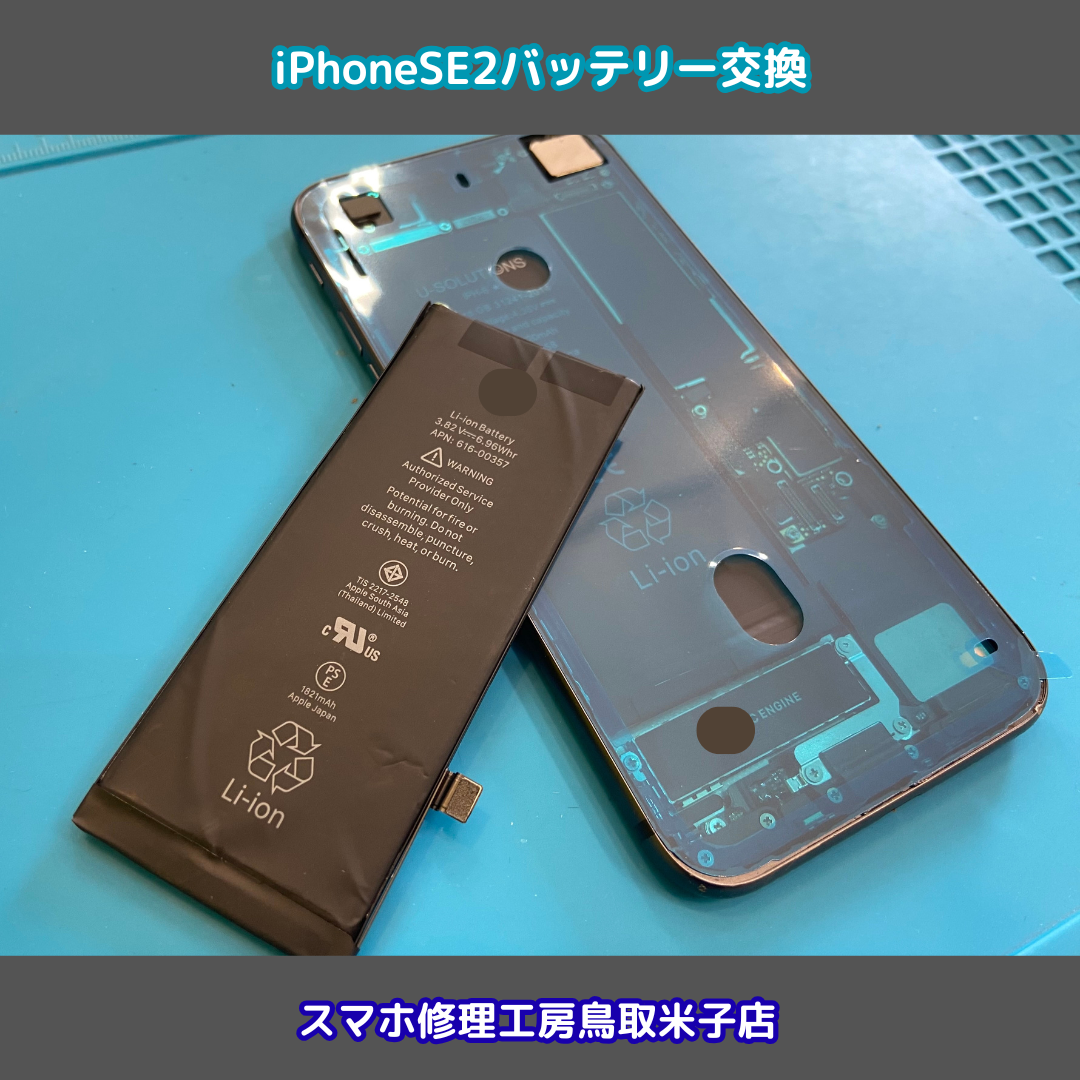 【iPhoneSE2】バッテリー交換