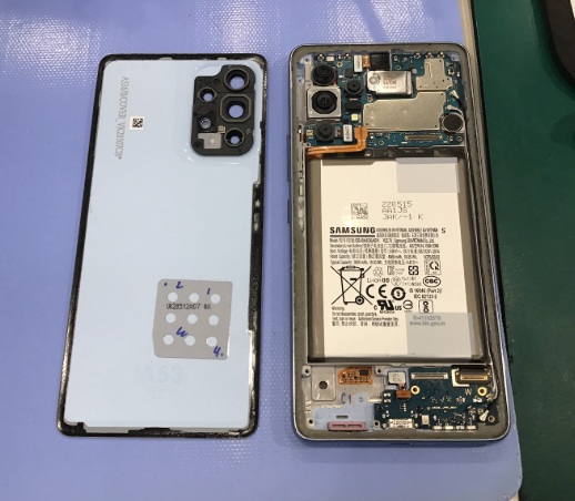 スマホ修理工房セレオ相模原店/GalaxyA53の修理を承りました