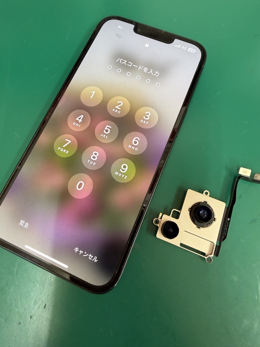 iPhoneアウトカメラ起動不良修理　真っ暗なまま起動しない場合は当店にお任せください【スマホ修理工房熊谷店】