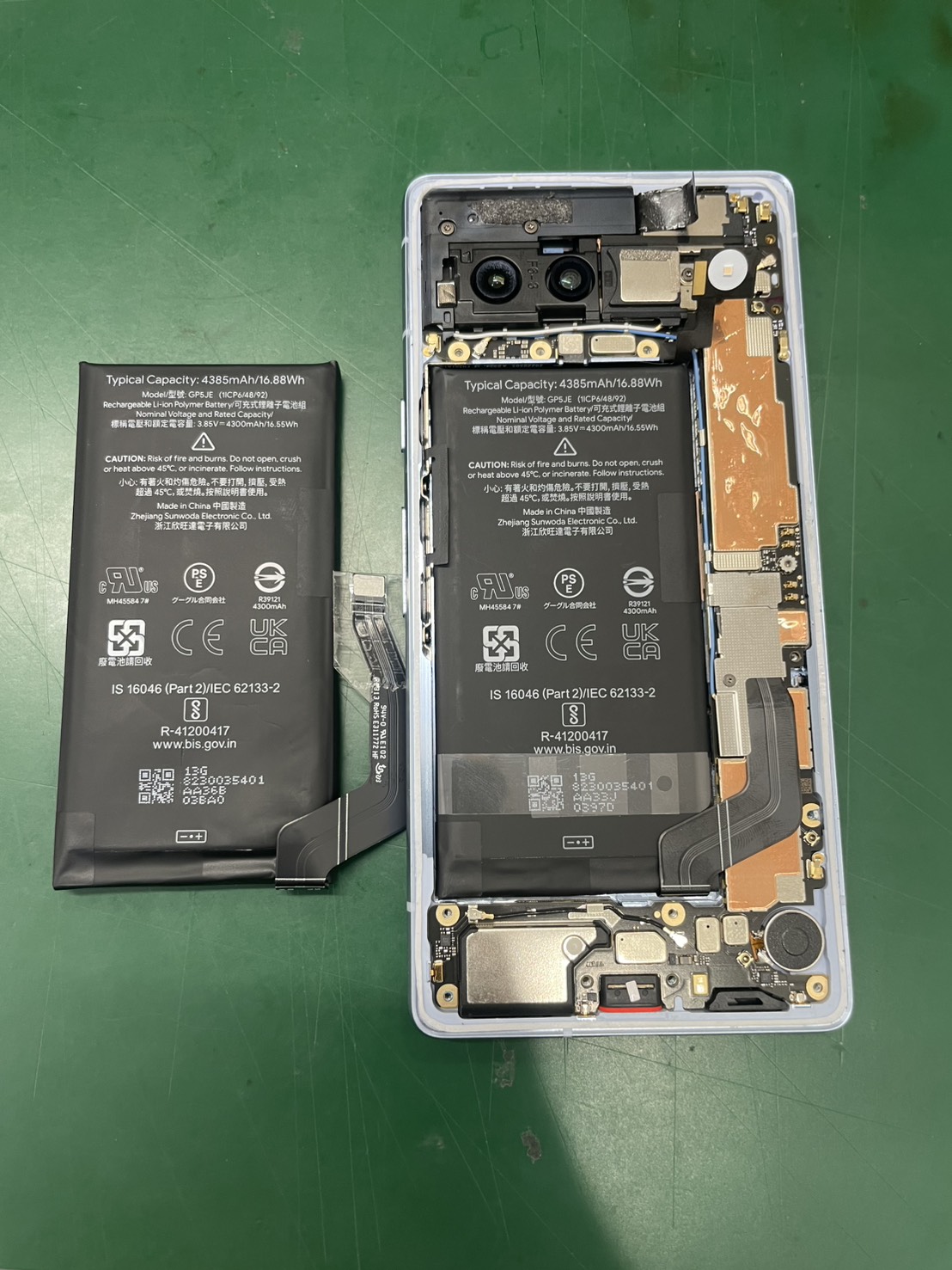 Googlepixel7aのバッテリー交換の修理を承りました-スマホ修理工房和光駅前店-