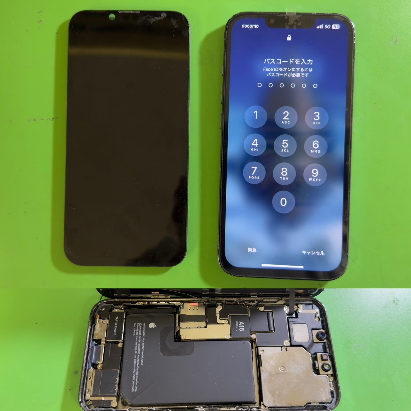 iPhone13Pro（アイフォン13プロ）水没洗浄＆画面交換【中央林間店】