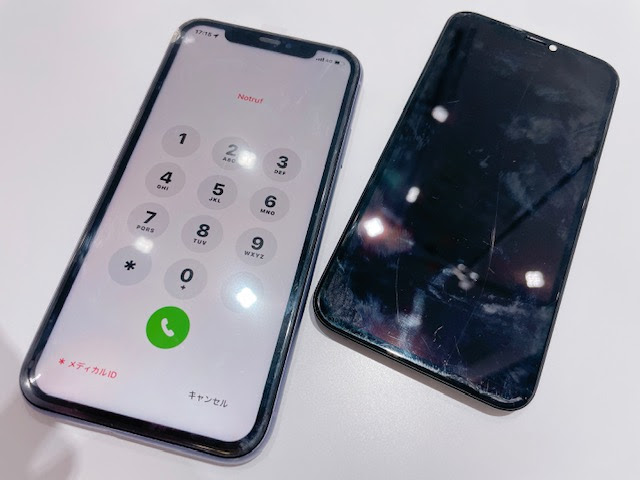 iPhoneX 画面交換