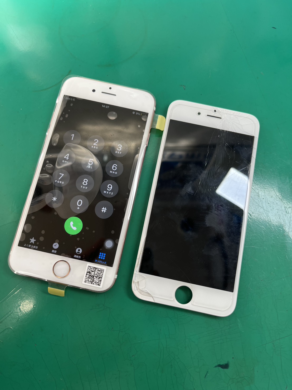 古い機種も対応可能！！iPhone6s(アイフォン)画面割れ、タッチ不可につき画面交換【スマホ修理工房大井町店】