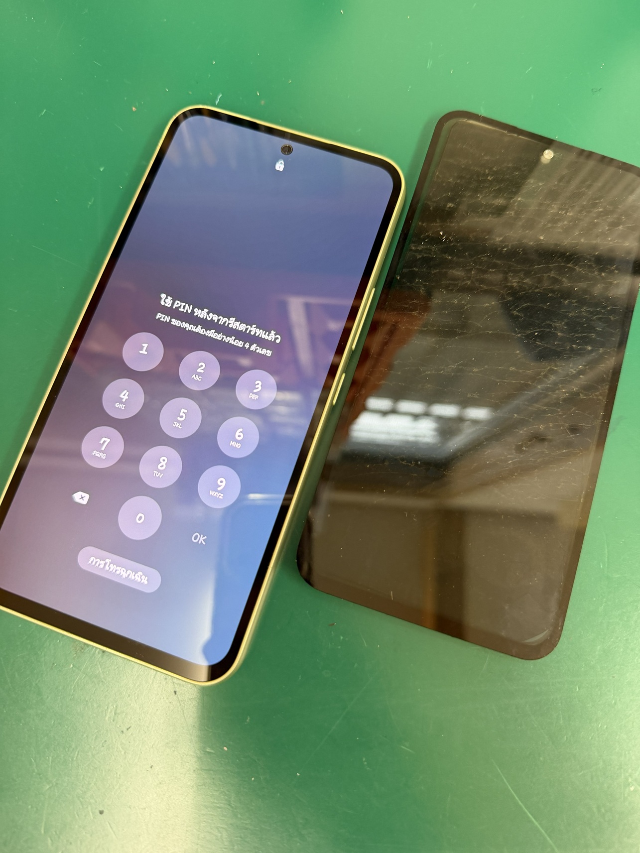 Galaxy A54(5G)画面修理【スマホ修理工房熊谷店】