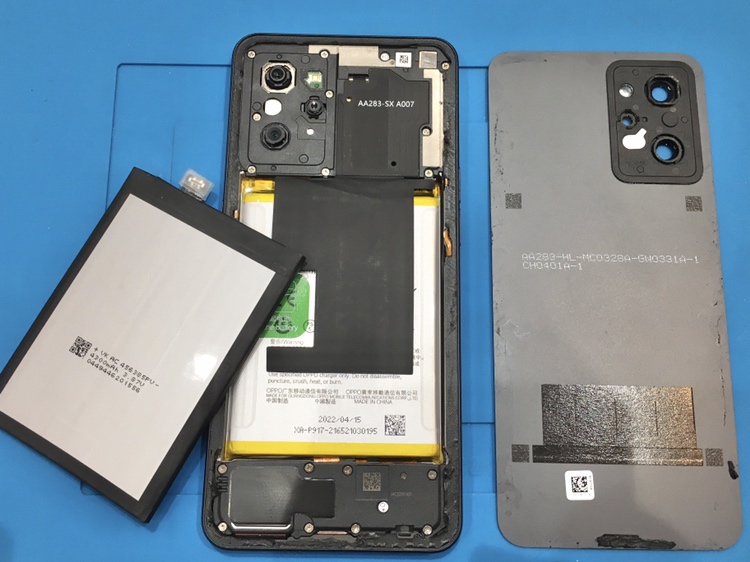 OPPO Reno7A(オッポリノ7A）のバッテリー交換は【スマホ修理工房池袋P‘パルコ店】へご来店ください！