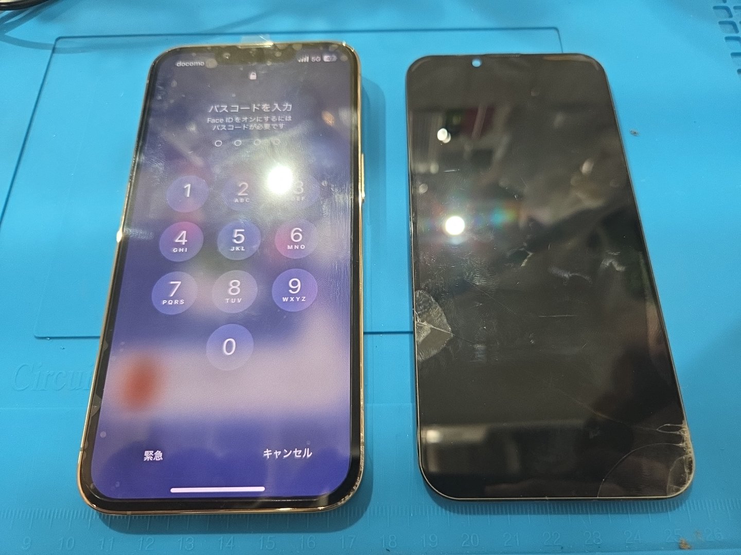 iPhone13Proの画面が映らなくなってしまった！？画面交換は、即日修理の「スマホ修理工房　池袋P'パルコ本店」へ！