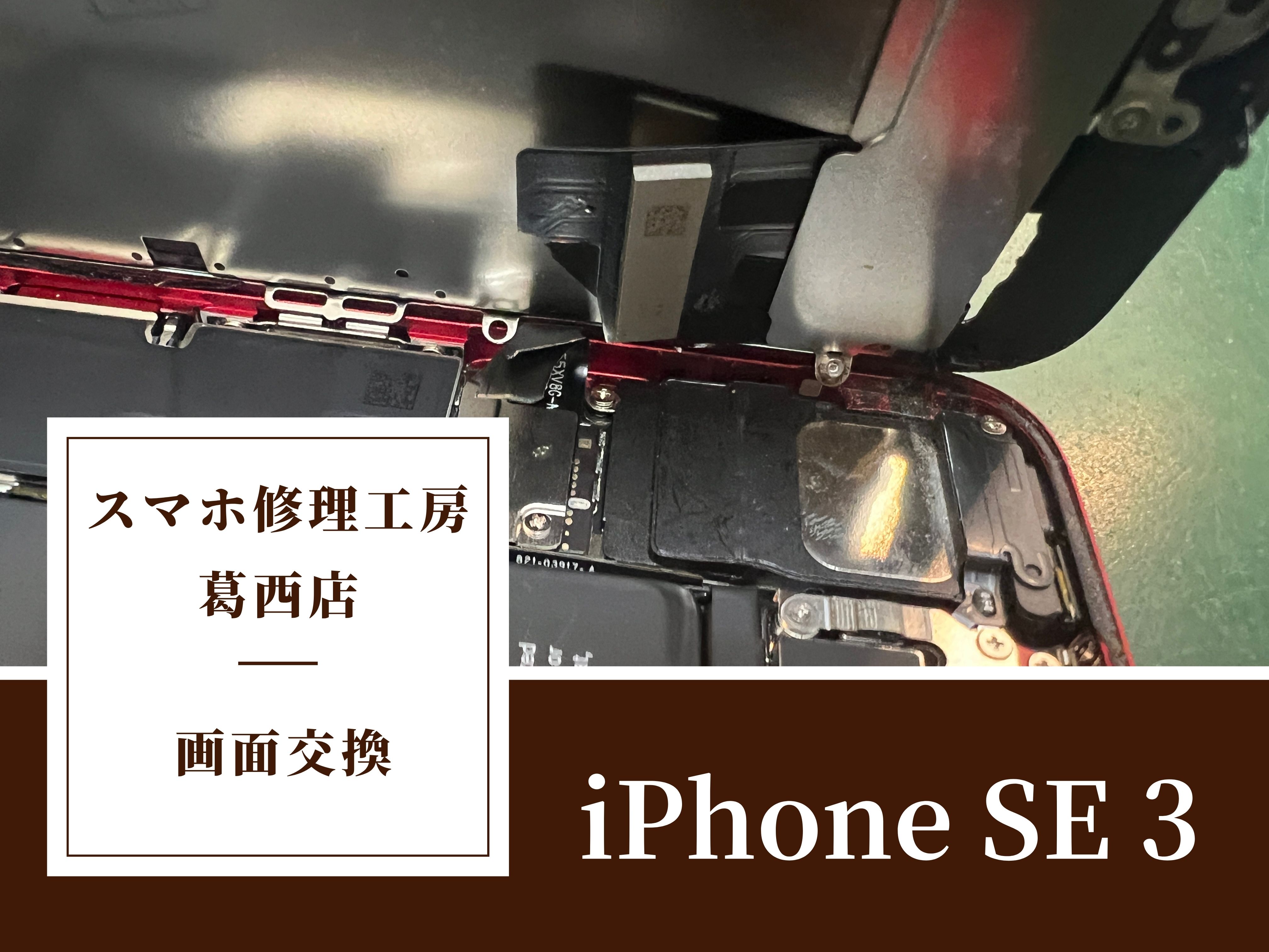 iPhone SE 3の画面が映らないならスマホ修理工房 葛西店 | 画面のトラブルもお任せください！