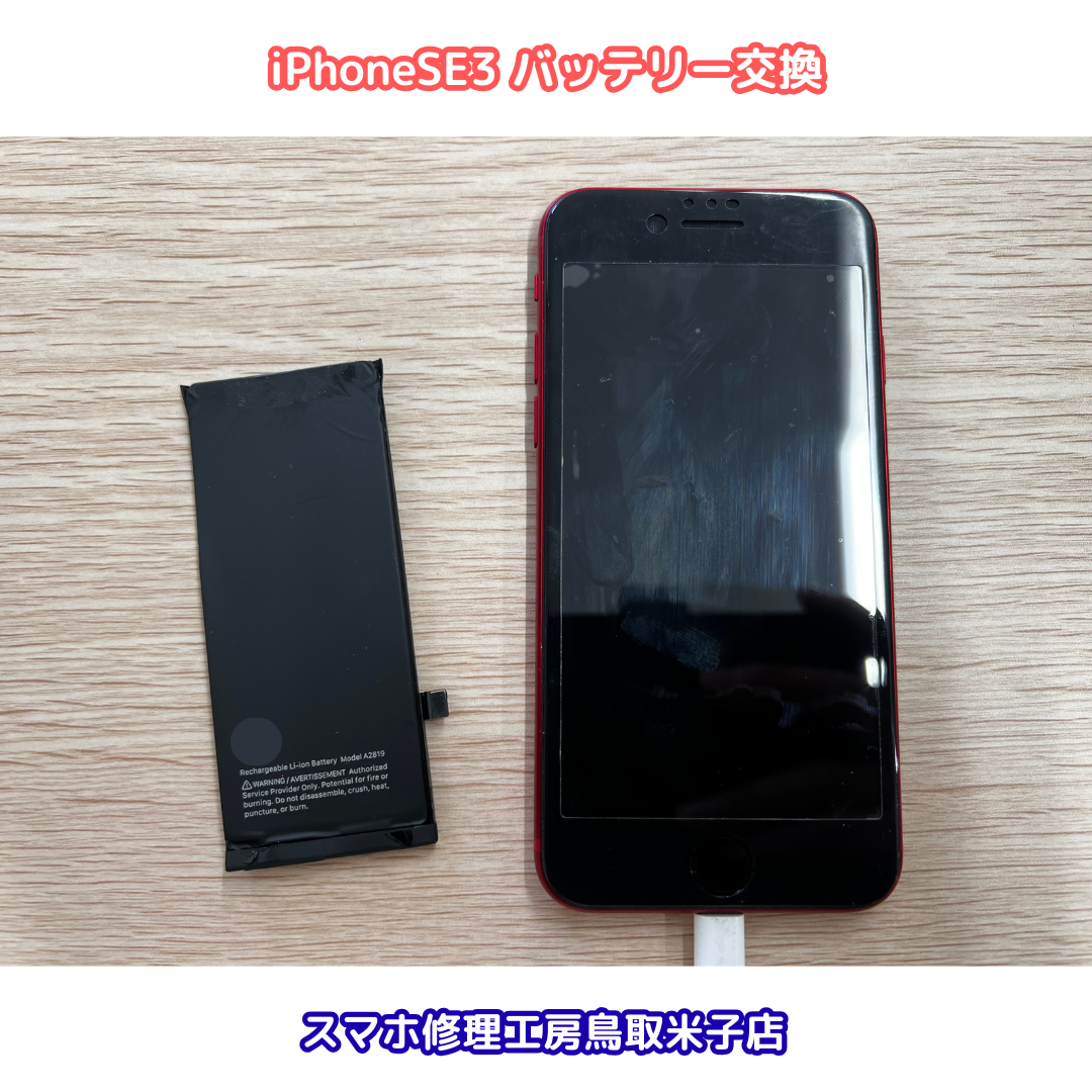 iPhoneSE第３世代 バッテリー交換