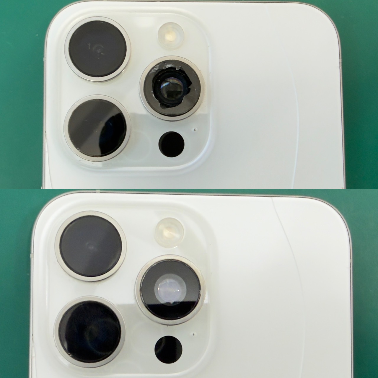 iPhone15ProMaxアウトカメラカバーガラス交換【登戸・向ケ丘遊園店】