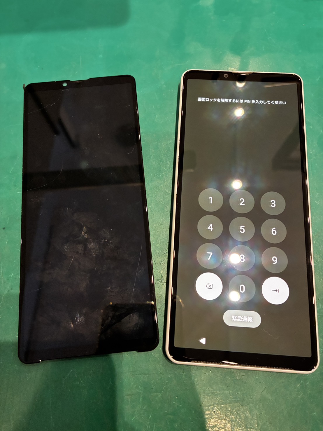 画面が割れてタッチ操作が出来なくなっちゃった…　Xperia10Ⅳ　画面交換修理【スマホ修理工房ミーツ国分寺店】