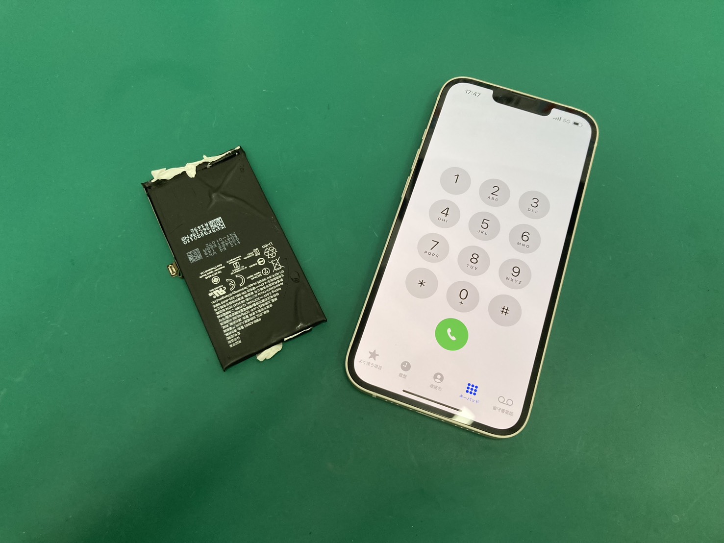 iPhone 13 バッテリーの減り具合が早い！？　バッテリー交換！！【スマホ修理工房 調布パルコ店】