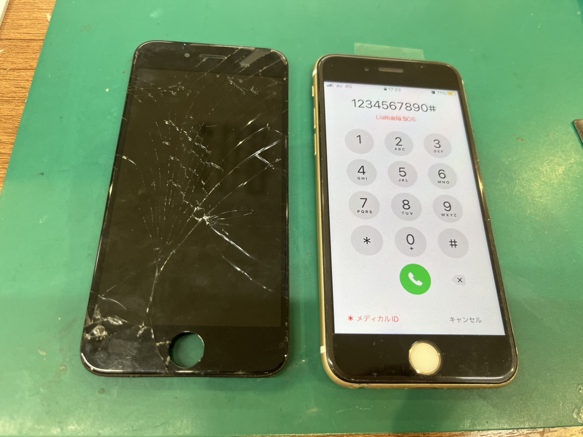 【iPhone 6s】画面交換も即日で対応してます！