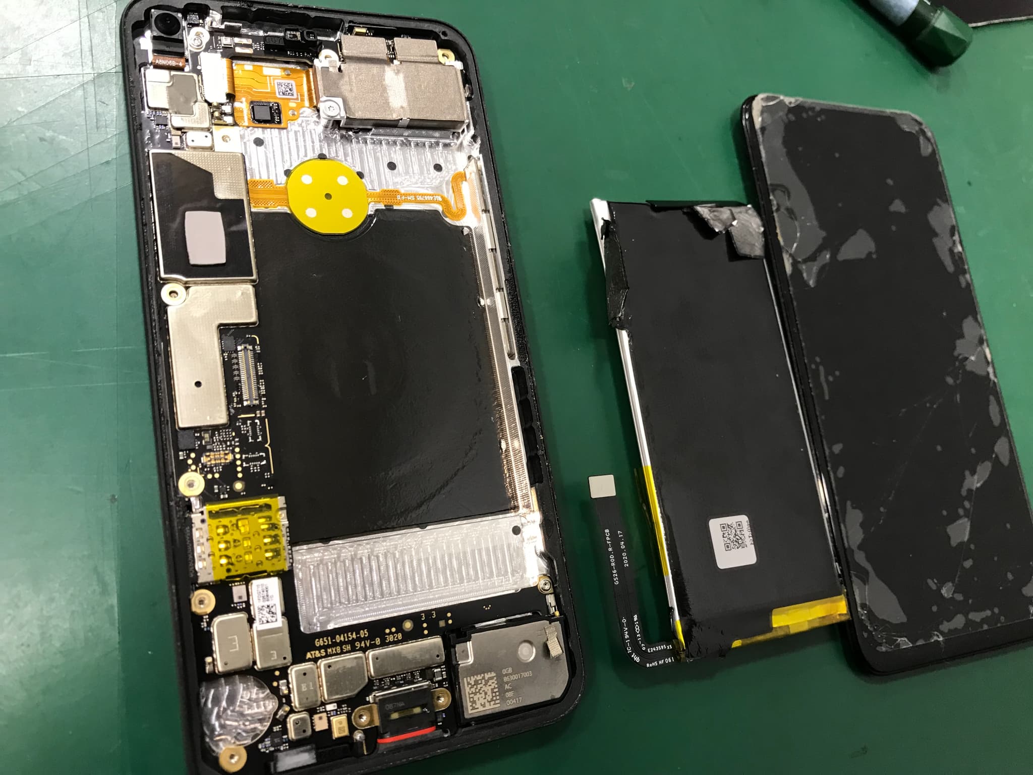 Google Pixel5の画面修理とバッテリー交換を行いました！ ふじみ野市