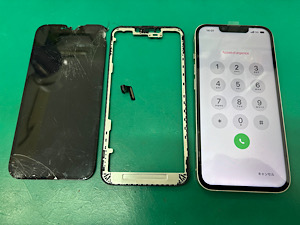 iPhone13(アイフォンサーティーン)液晶ケーブル断線、画面交換修理 【江古田店】