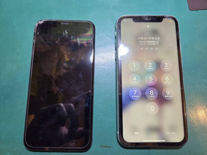 iPhone 11の画面が割れてしまった・・・画面交換で改善！【スマホ修理工房 調布パルコ店】