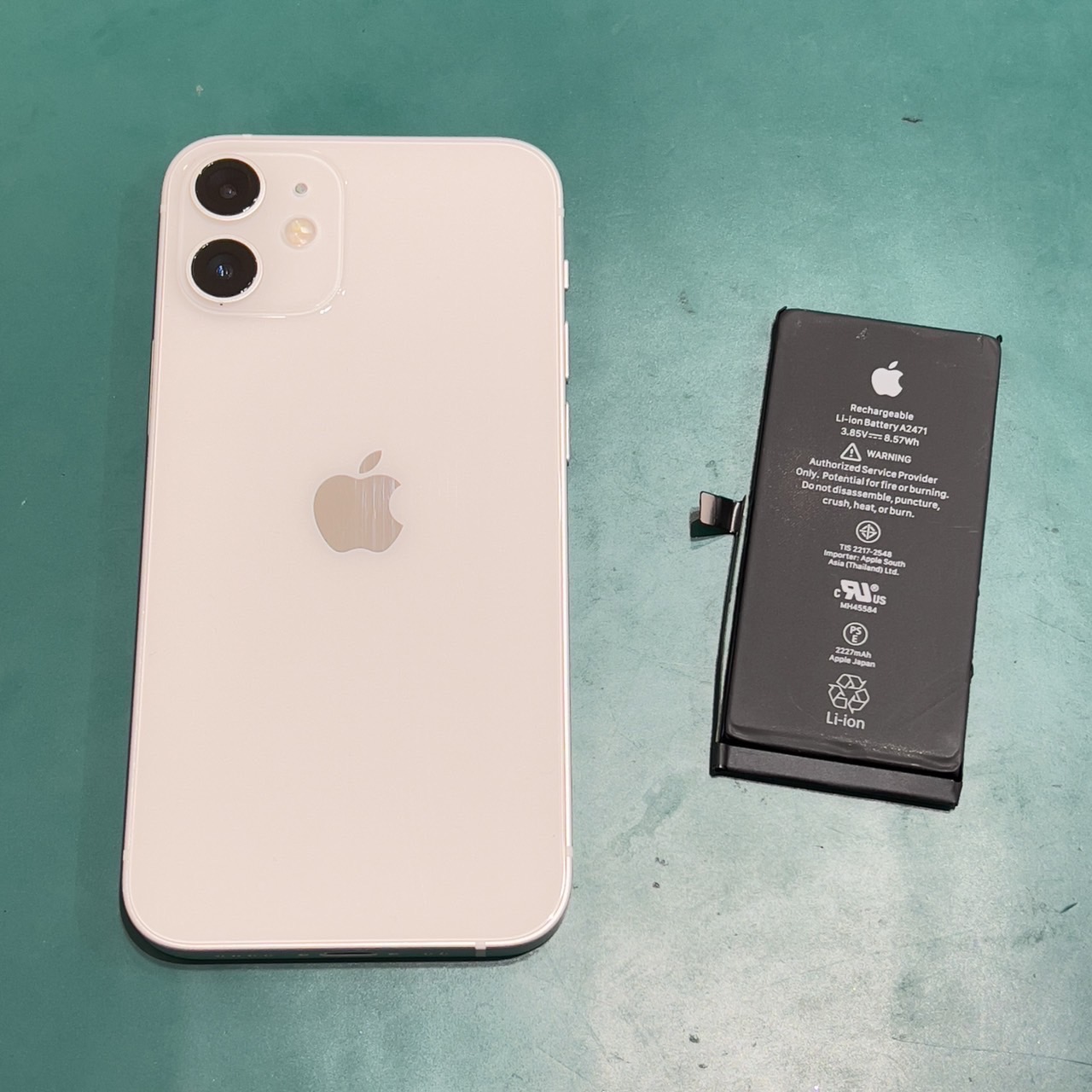 iPhone12miniバッテリー交換を承りました！【スマホ修理工房ミーツ国分寺店】