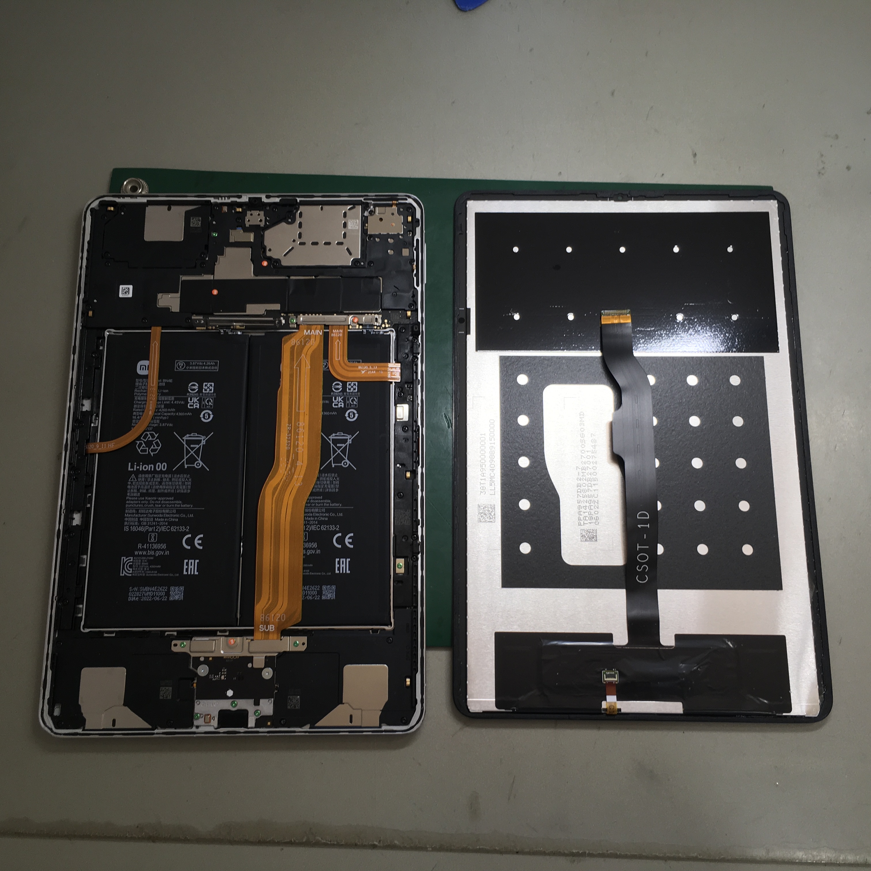 【釧路店】Xiaomi Pad5の画面パネル交換修理承りました！