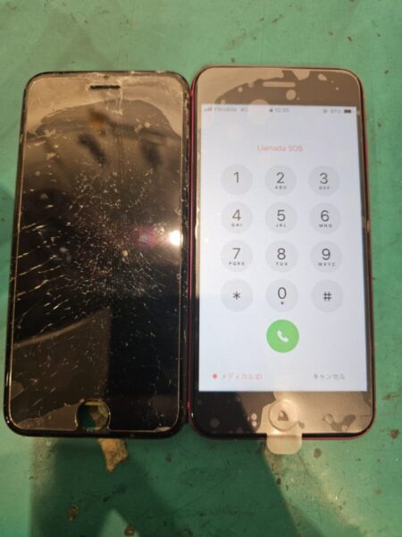 iPhoneSE3の画面修理は【スマホ修理工房北千住マルイ店】へ！！