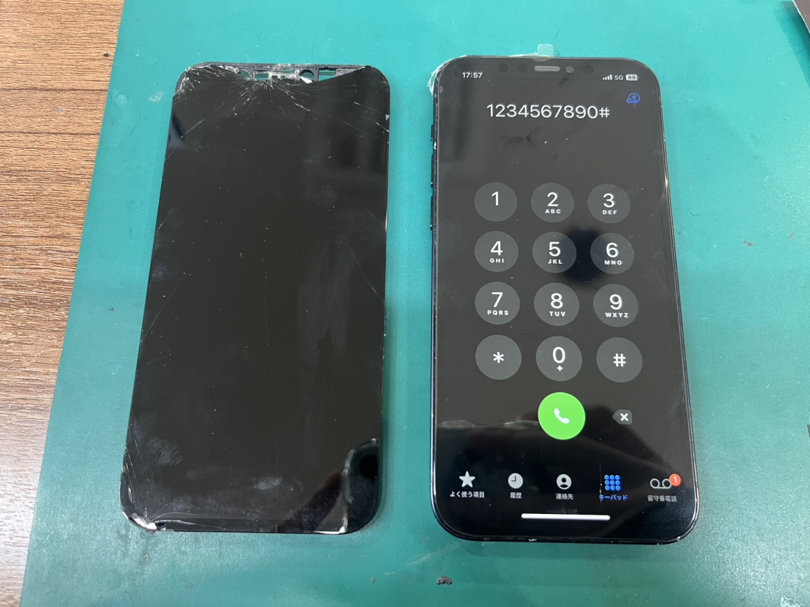 【iPhone 12】画面交換は即日で対応してます！