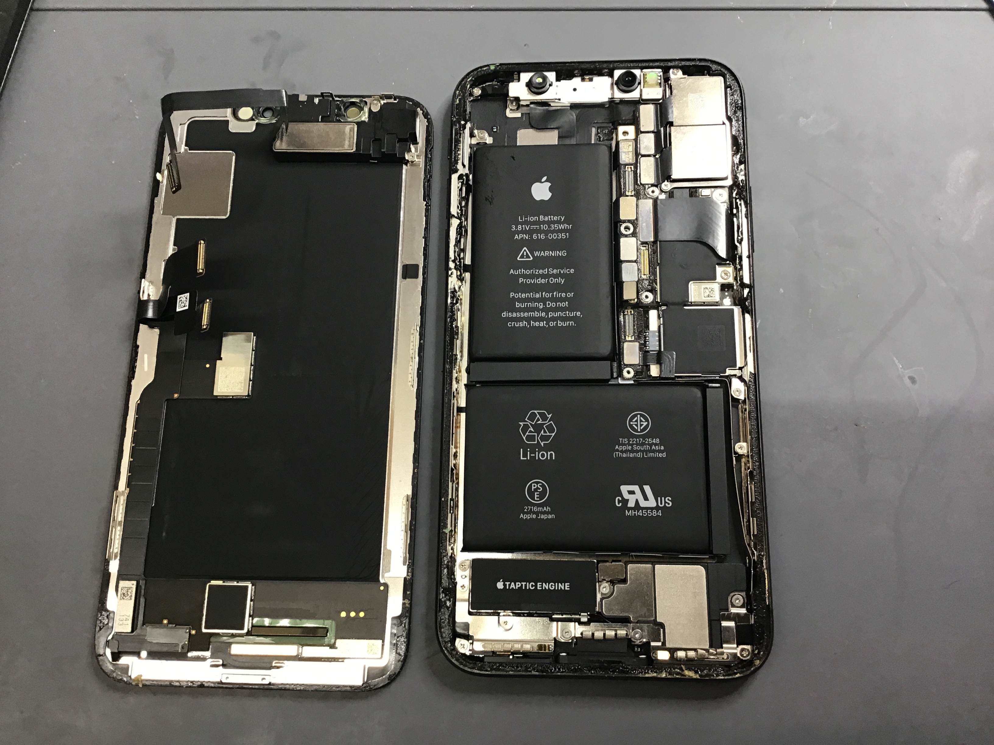 iPhoneXのバッテリー交換は、データそのまま・即日修理のスマホ修理工房京王聖蹟桜ヶ丘ショッピングセンターB館店へ！