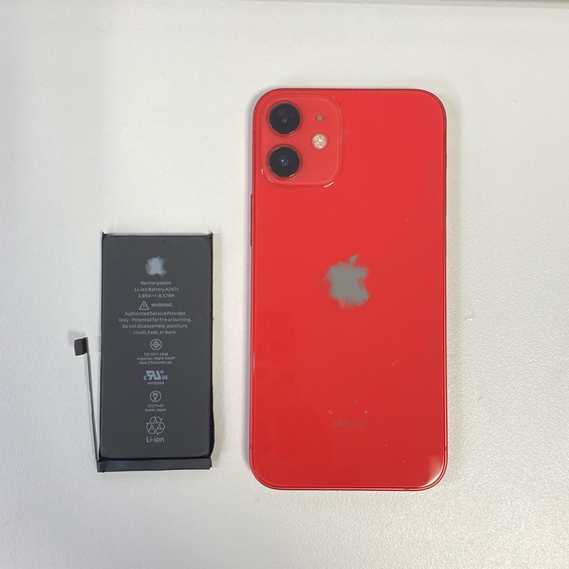 iPhone12miniバッテリー交換（アイフォン）