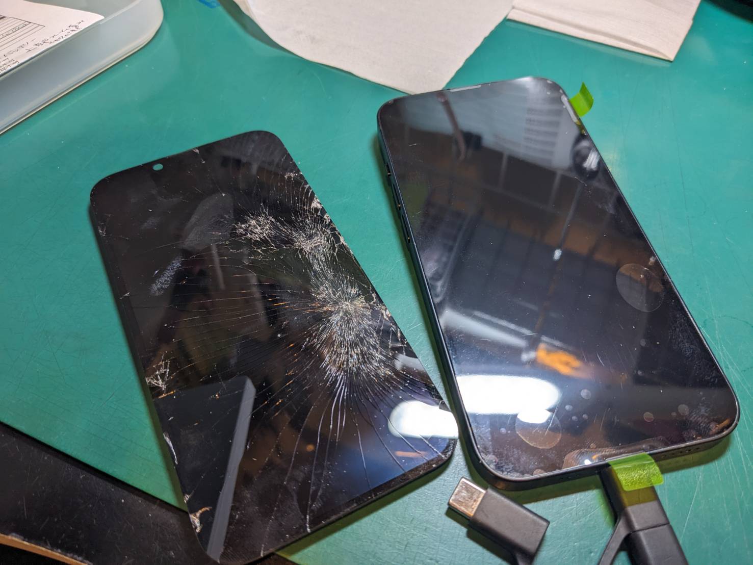 iPhone 14の画面交換を行いました！【スマホ修理工房 調布パルコ店】