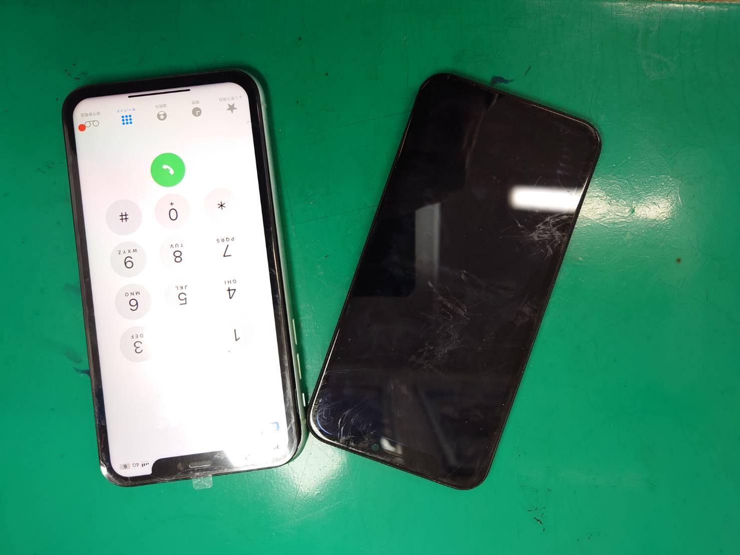 画面に線が表示される…iPhone 11 画面交換修理を行いました！【スマホ修理工房三鷹店】