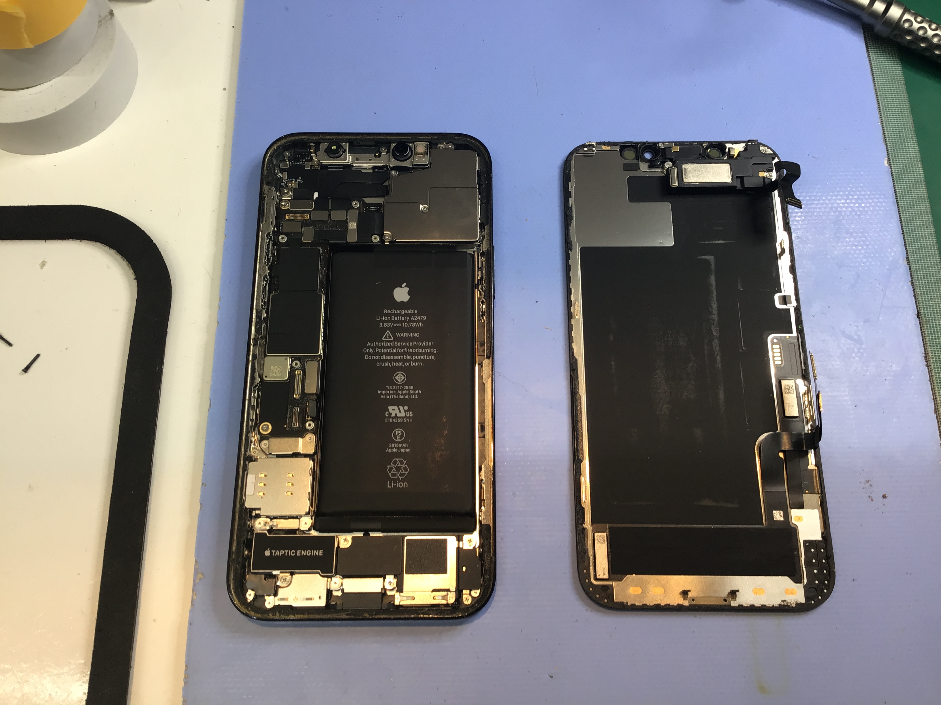 iPhone12のバッテリー交換は、データそのまま・即日修理のスマホ修理工房京王聖蹟桜ヶ丘ショッピングセンターB館店へ！