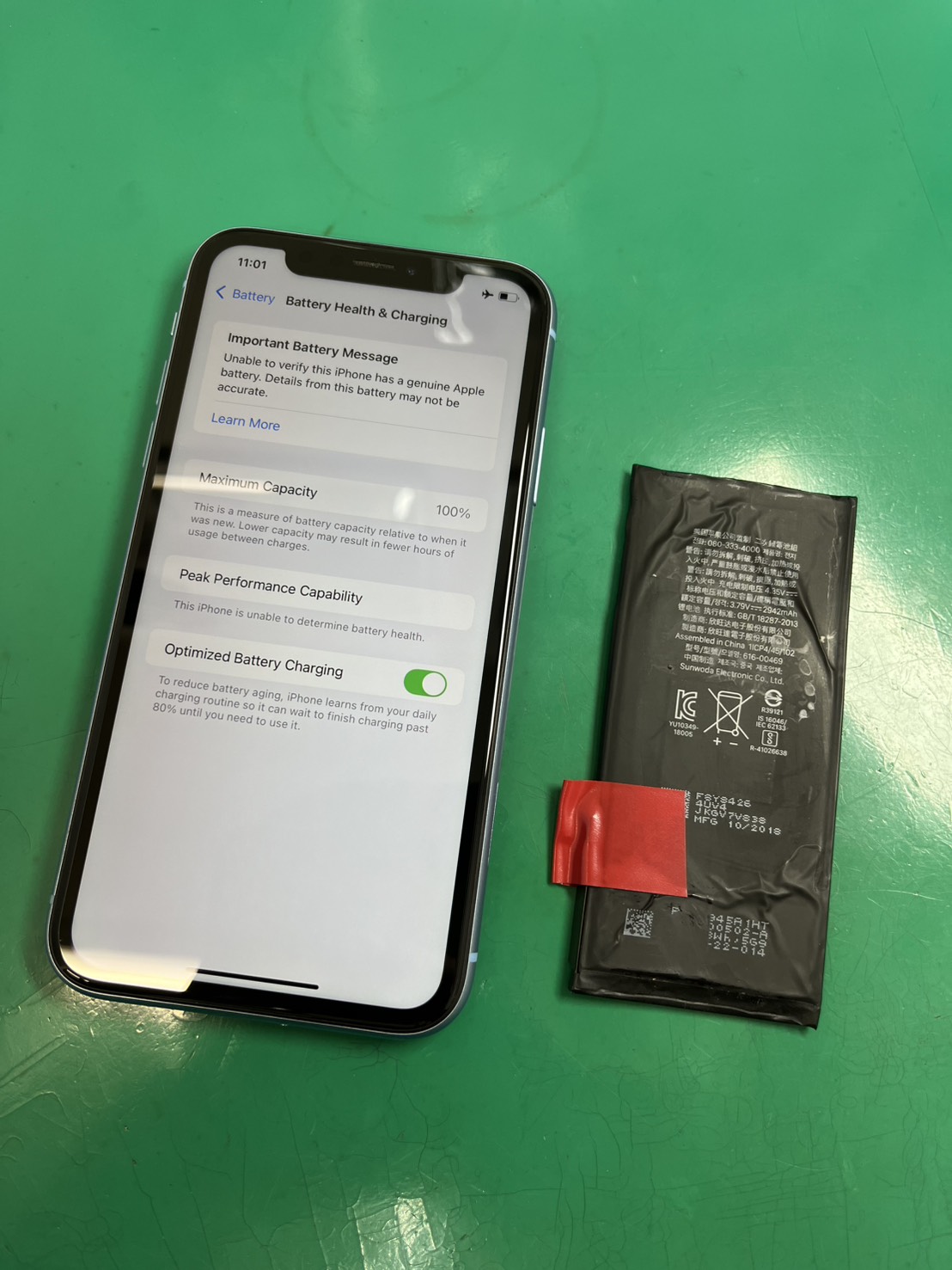 まだまだ現役です！！iPhoneXR(アイフォン)バッテリー交換【スマホ修理工房大井町店】