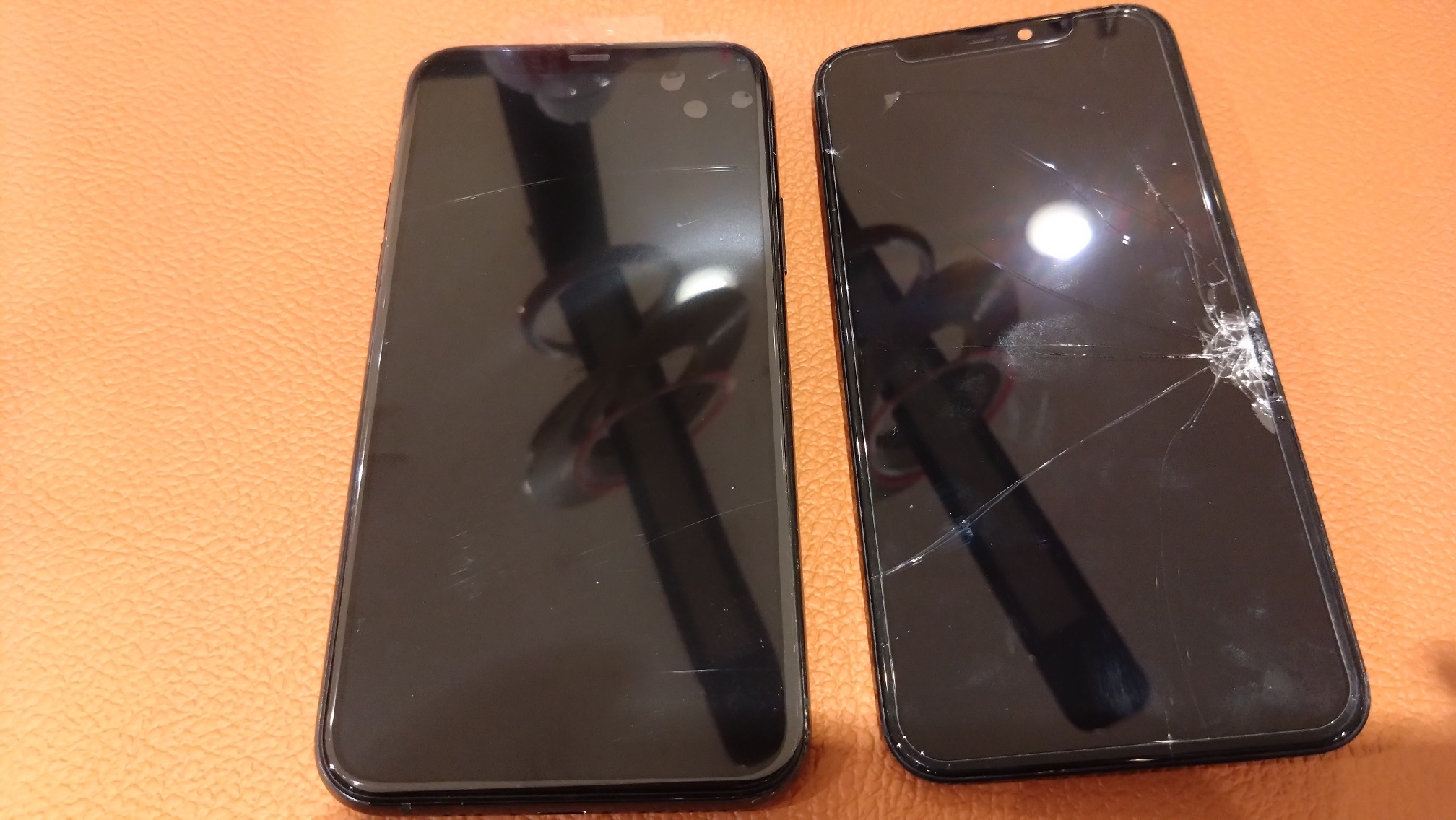 画面が割れてしまったiPhone11proの画面交換修理を承りました！