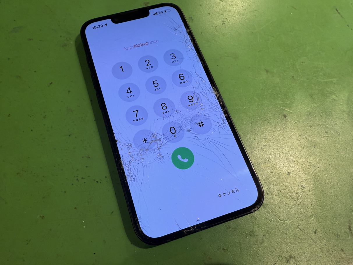 iPhone16eの画面割れも即日対応可能です！