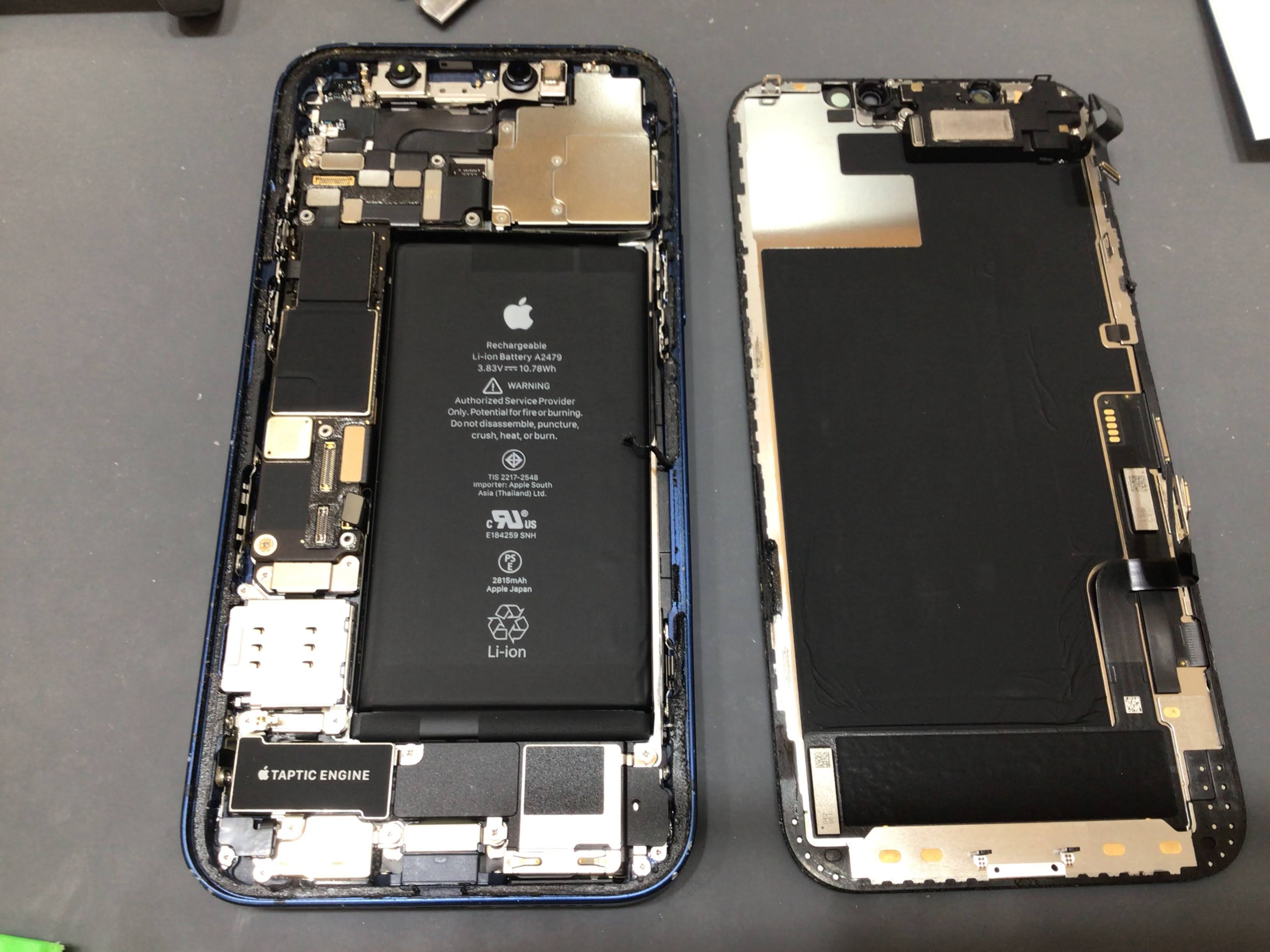 iPhone12バッテリー修理　データをそのまま・最短即日修理のスマホ修理工房イーアス高尾店にご相談下さい！