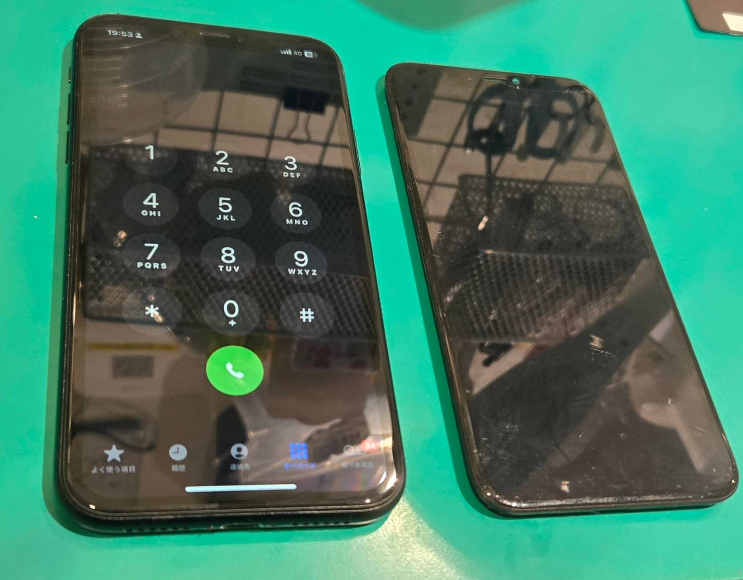 表示が乱れるiPhoneXRの画面を交換しました✨【スマホ修理工房 調布パルコ店】