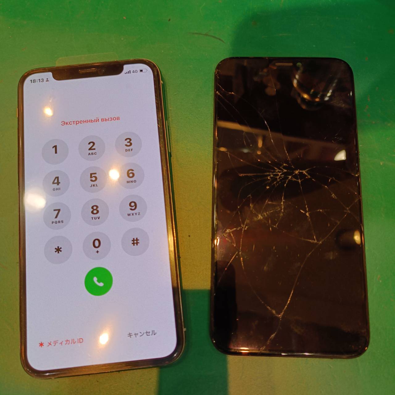 iPhoneXSの画面交換修理を行いました！【スマホ修理工房三鷹店】