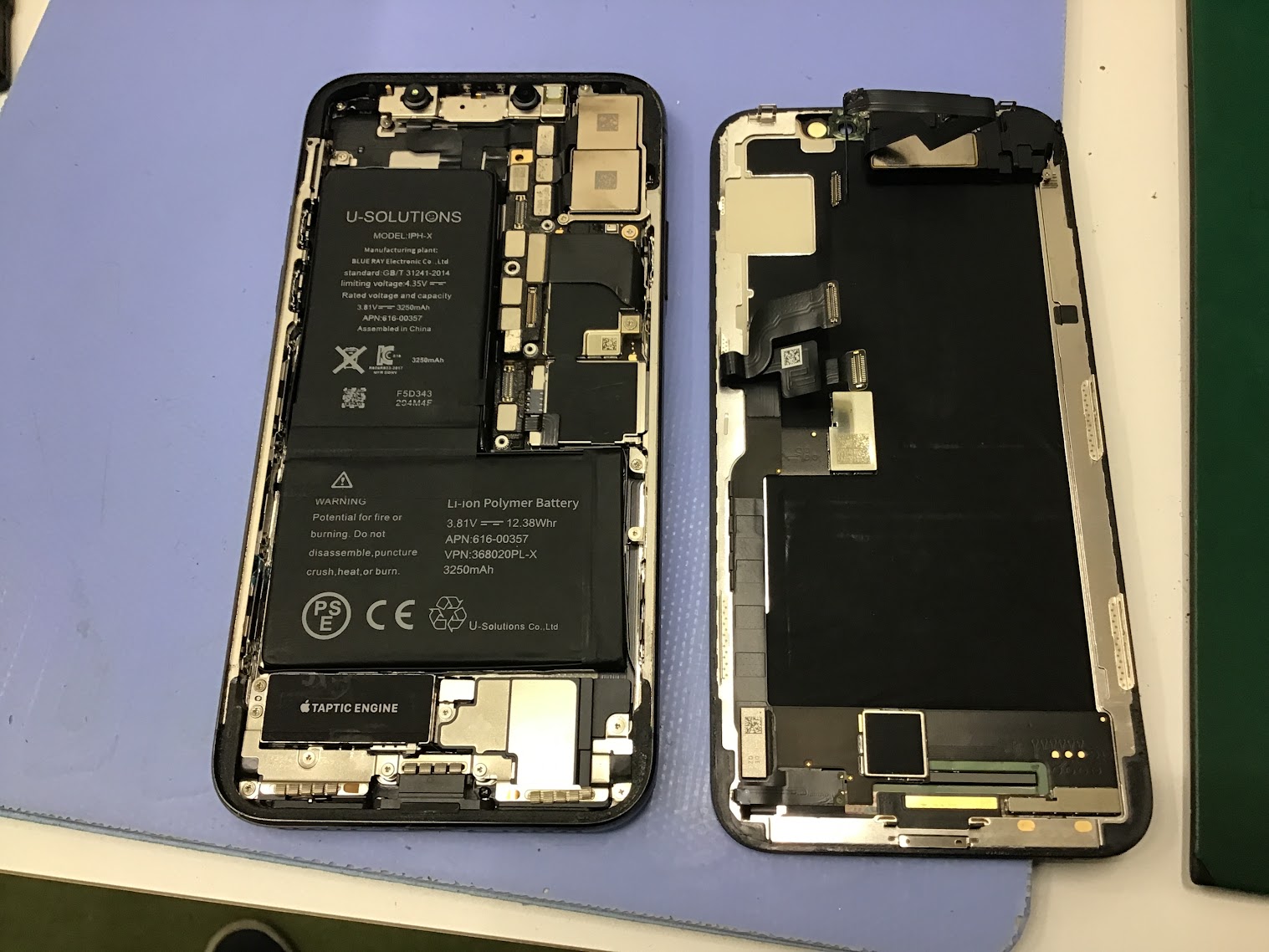 iPhoneXバッテリー修理　データをそのまま・最短即日修理のスマホ修理工房秋津店にご相談ください！